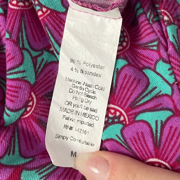 Bright Floral Lularoe Madison Skirt - Picture 7 of 8